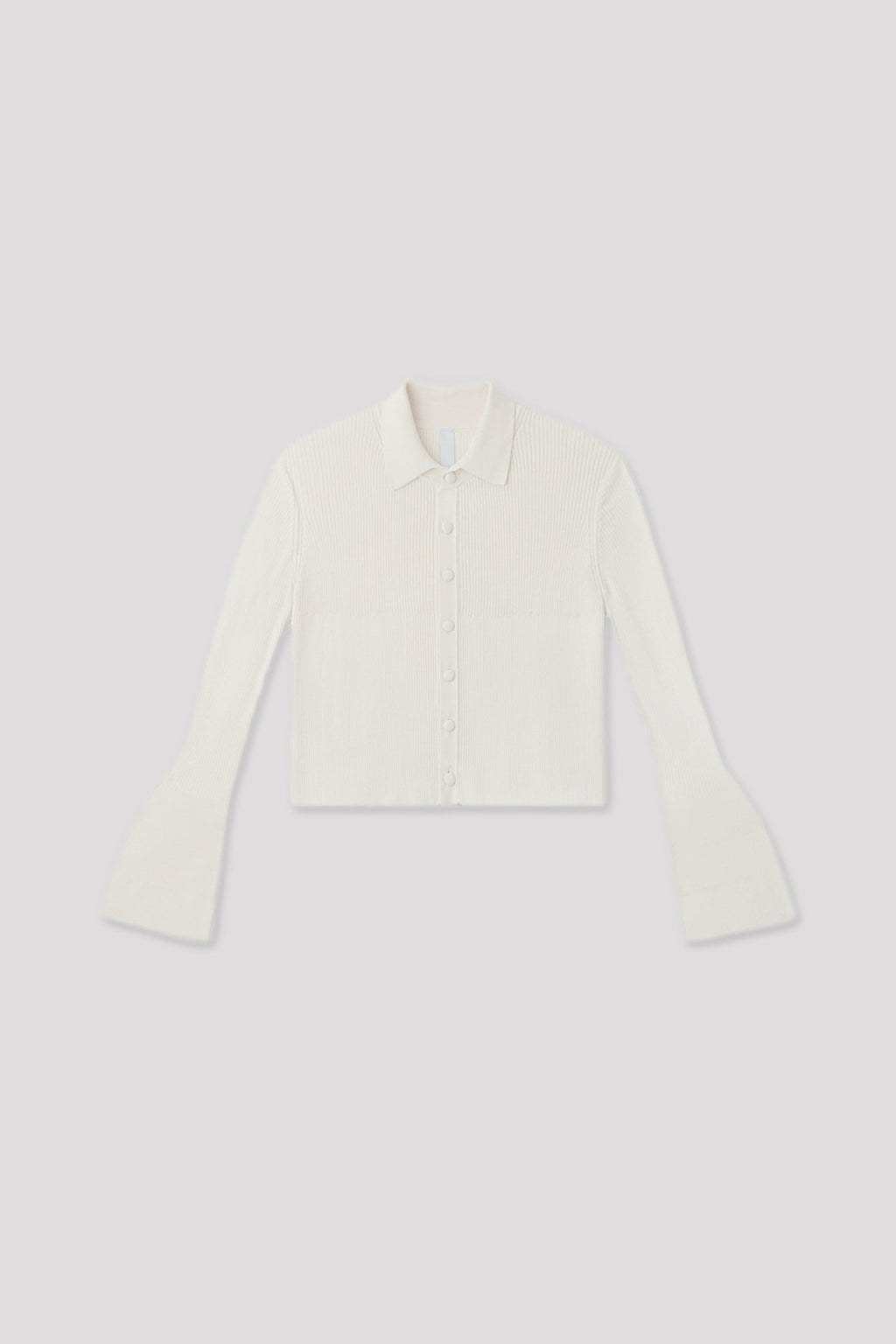 SILK CROPPED SHIRT CARDIGAN