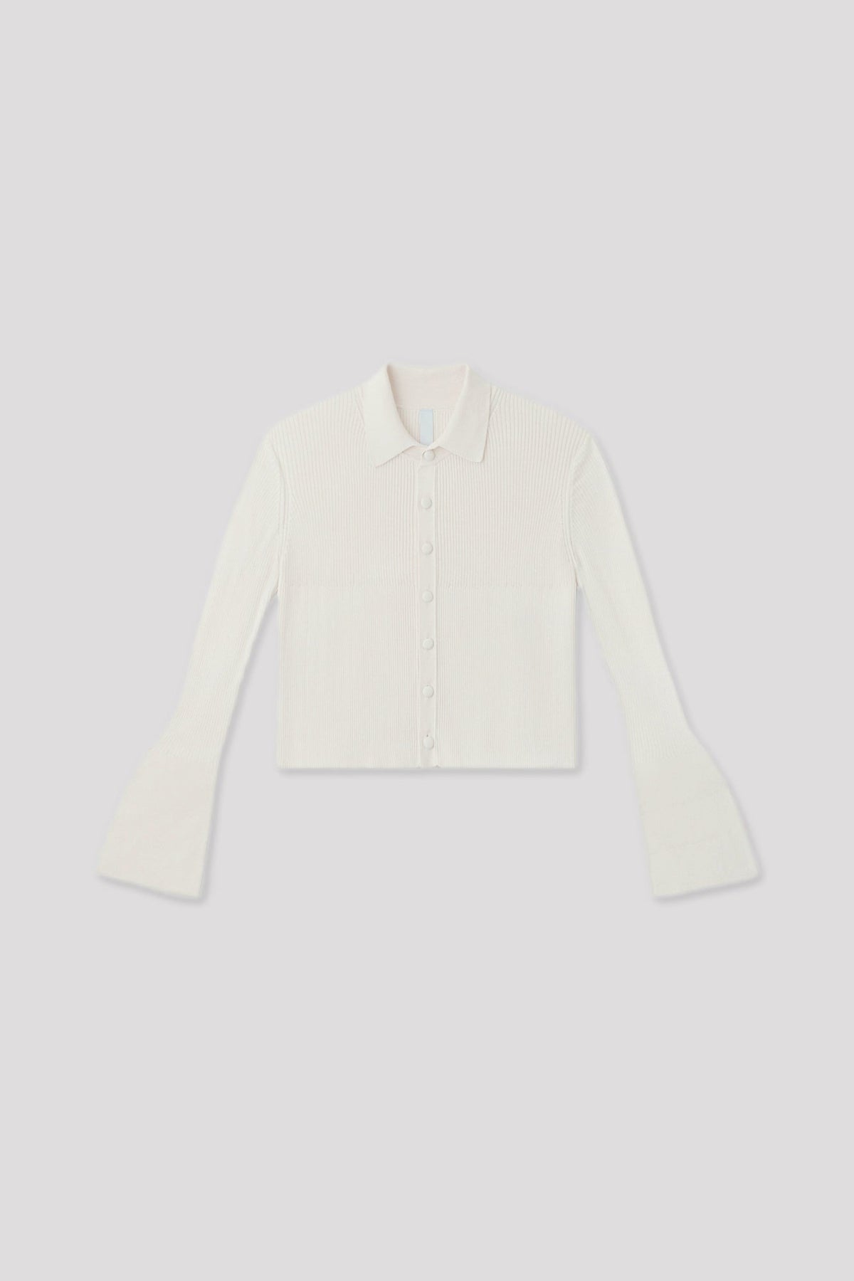 SILK CROPPED SHIRT CARDIGAN