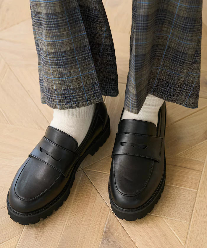 Rainy And Sunny Chunky Loafer/Thick Sole Loafer