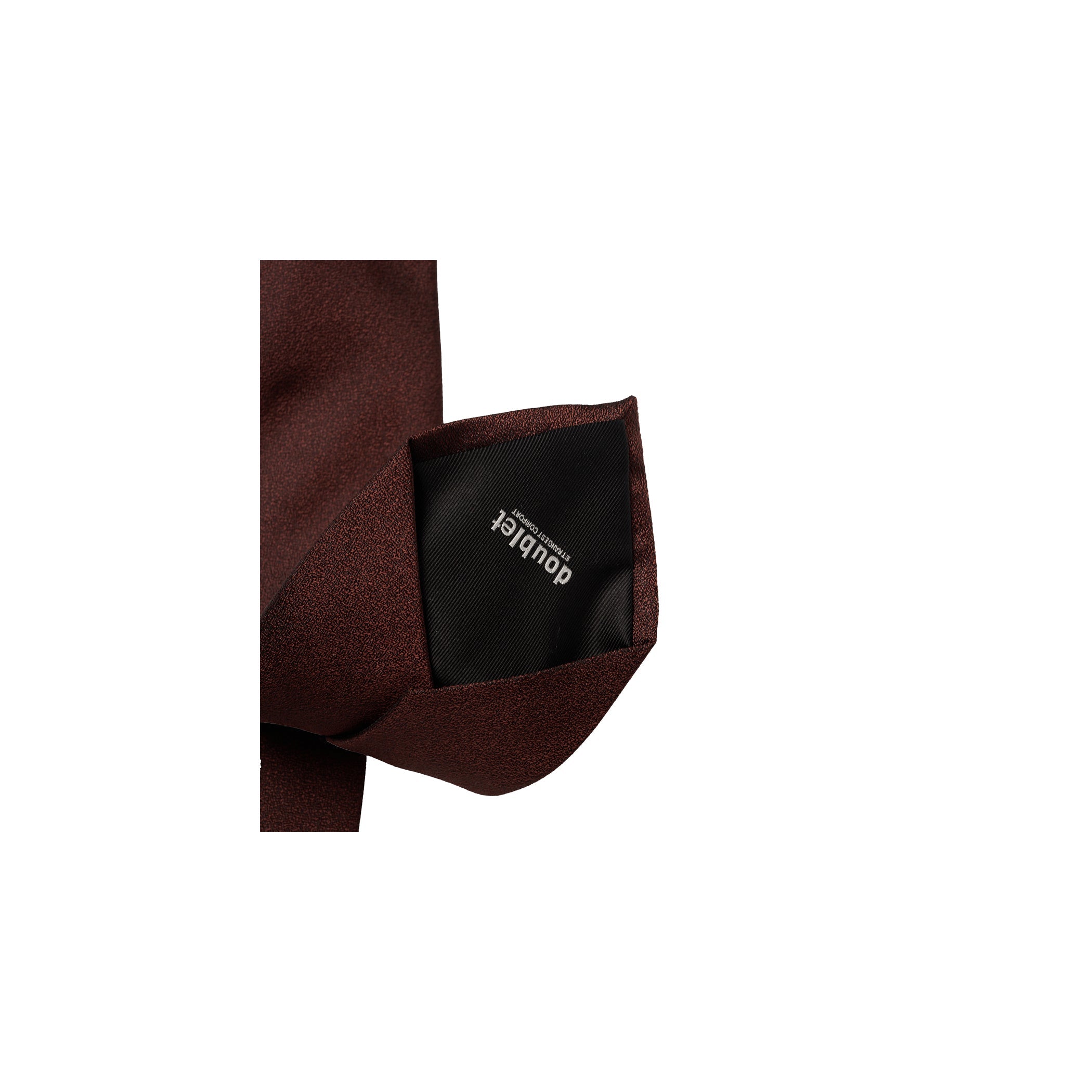 SHAPE MEMORY SHIJIRA TIE：BROWN