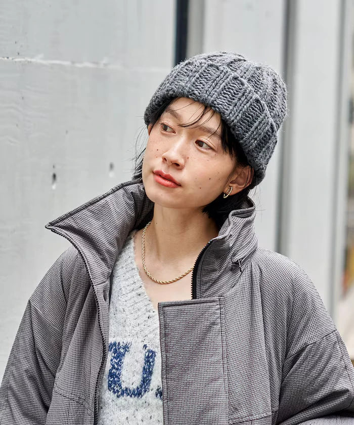 Thick-knit beanie