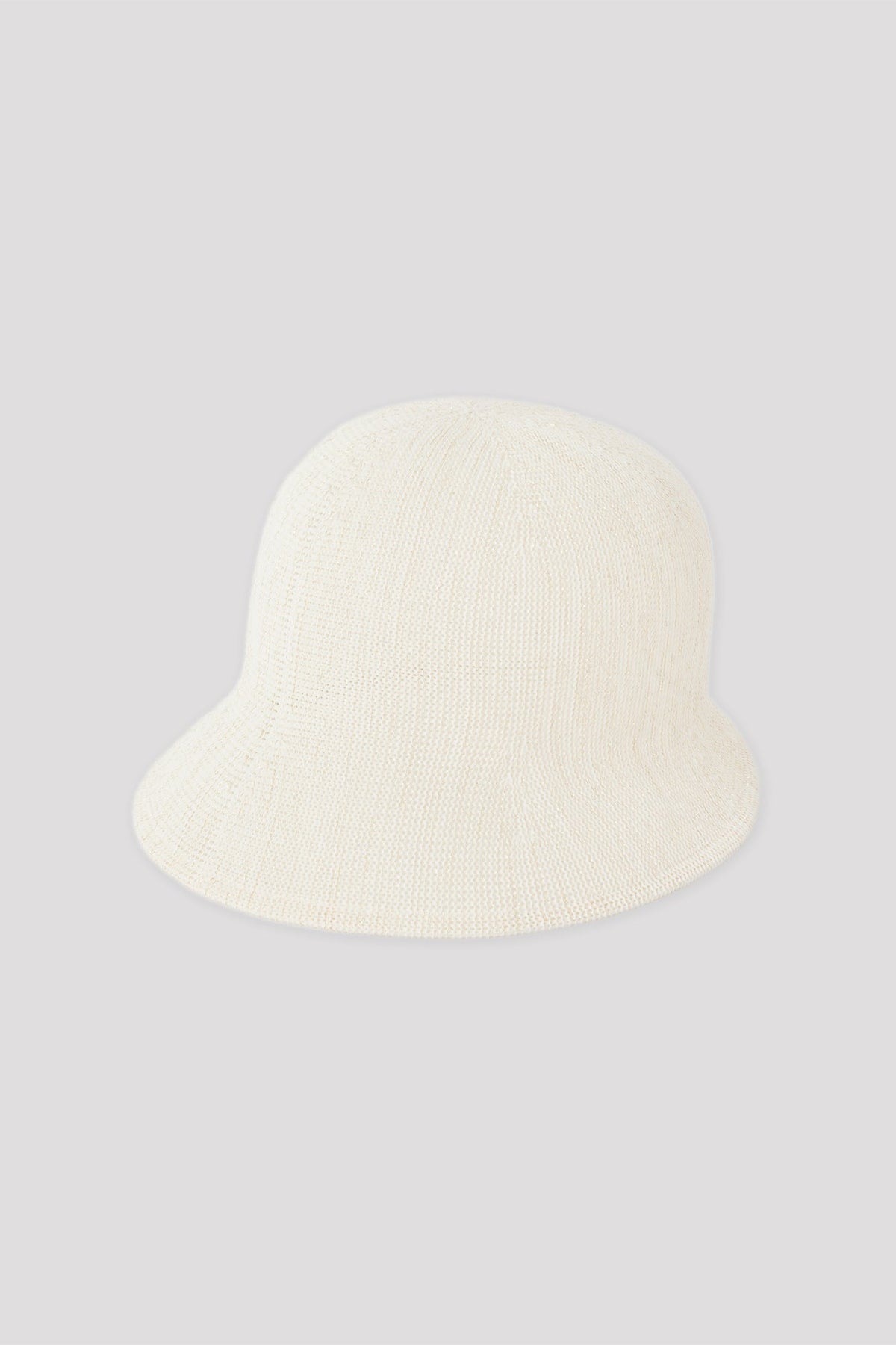 MESH KNIT GLITTER ASYMMETRIC HAT
