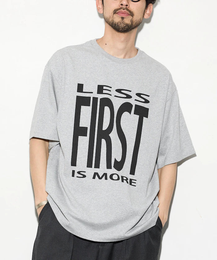 6 Ounce Front Logo Print Crew Neck T-Shirt / Print T-Shirt PRINT BIG FIRST