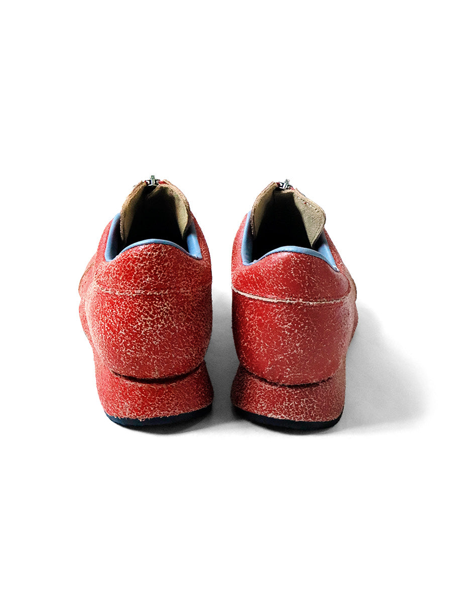 Cracked Leather Sparrow Sneakers