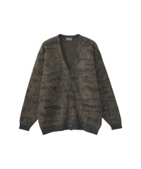 TIGER CAMO Jacquard Cardigan