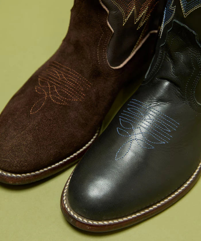Long western boots/real leather long western boots