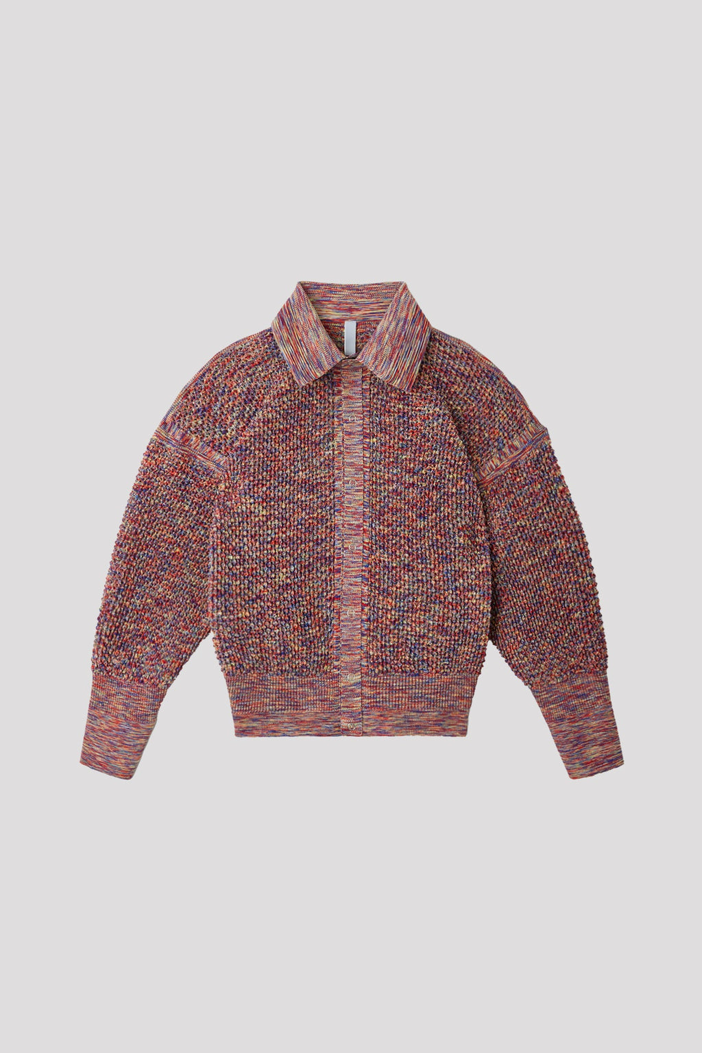 LATTICE KNIKAT STAND FALL COLLAR BLOUSON