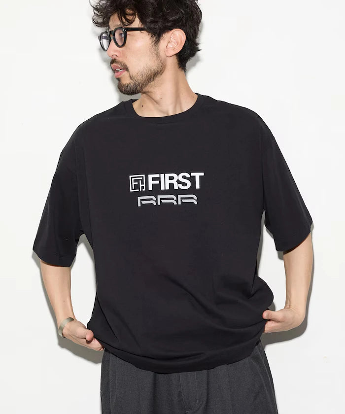 6 oz Front Logo Print Crew Neck T-Shirt / Print T-Shirt PRINT RRR