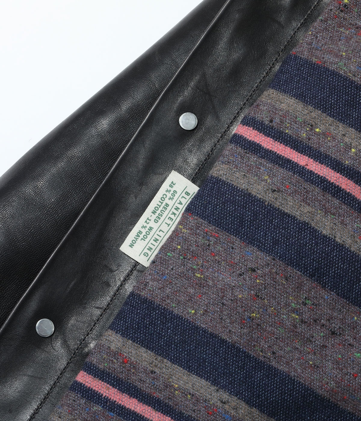 BLACK HORSEHIDE LEATHER JACKET 1953 MODEL