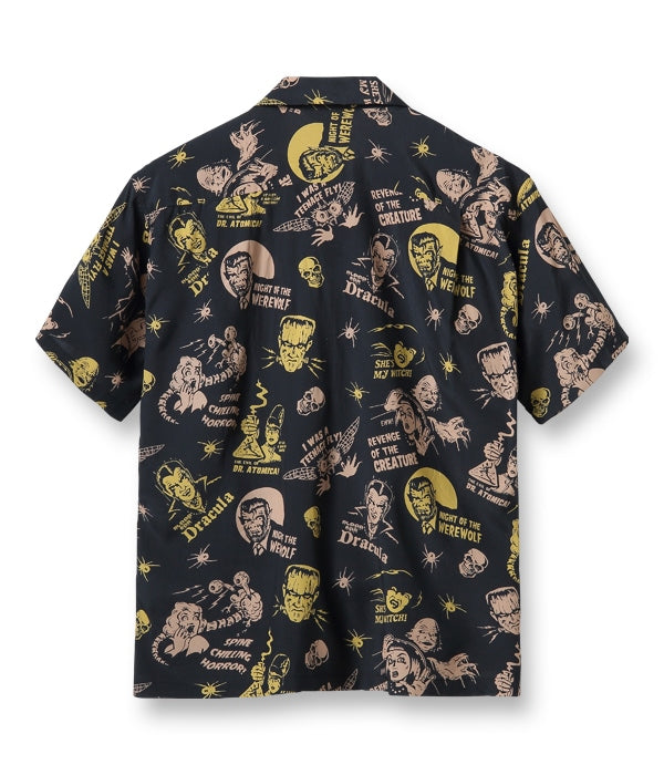 HIGH DENSITY RAYON OPEN SHIRT “THE MONSTERS” by VINCE RAY