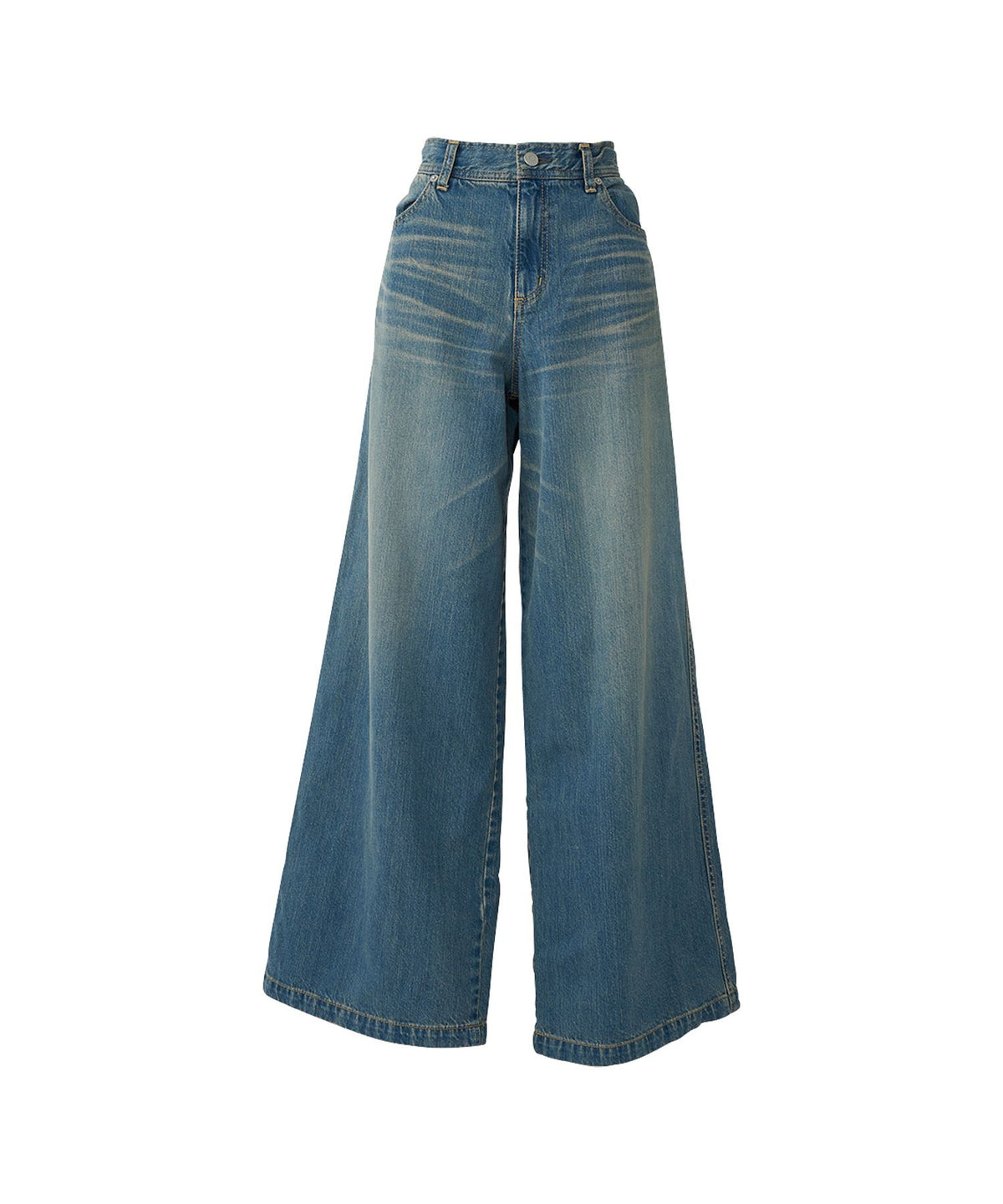 Denim Wide Pants