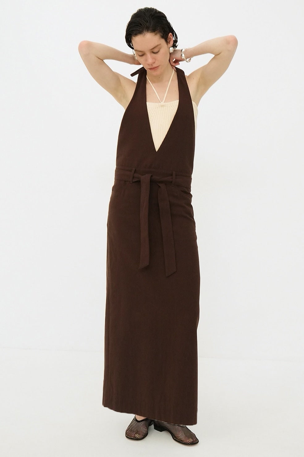HALTER NECK LOW WAIST ONEPIECE