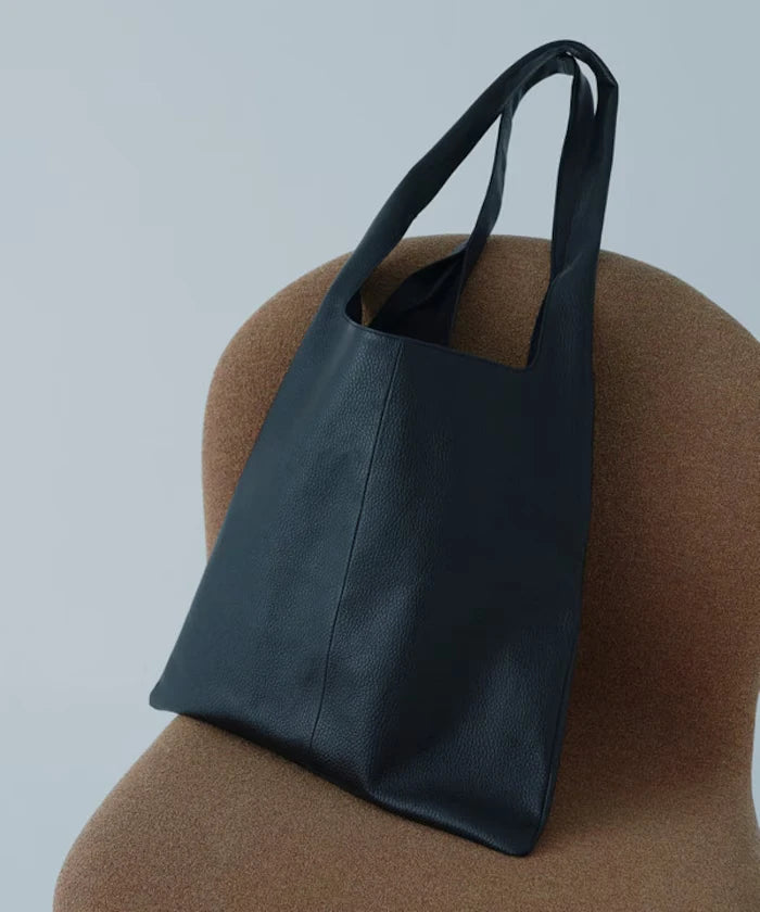 Leather Marche Bag / Leather Marche / Tote Bag / Cowhide / Water-repellent Leather