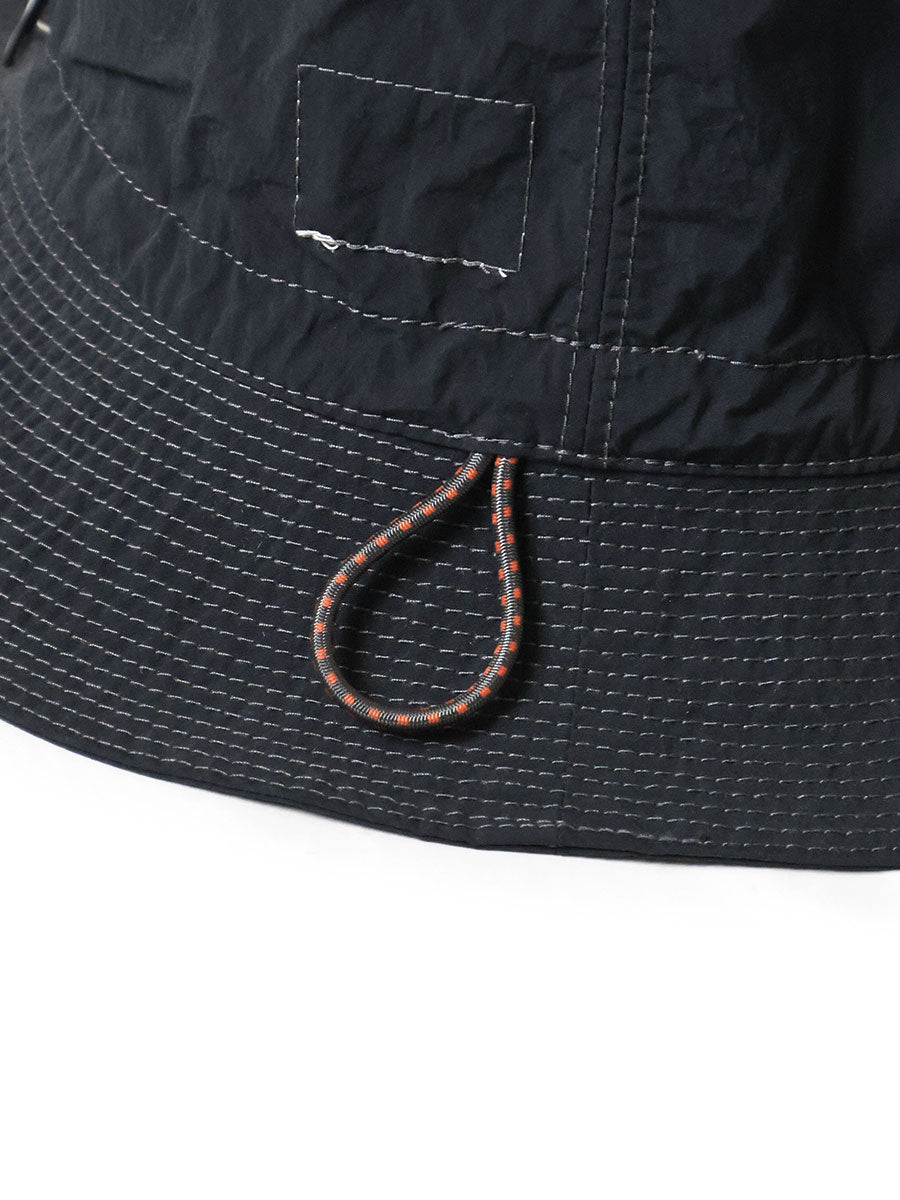 Nylon KONBU processing Pork Pie CAMP-HAT