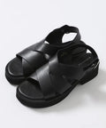 Wide Cross Sandals