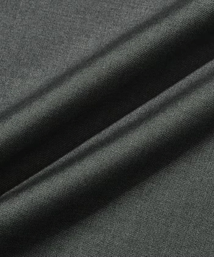 Velour Double Waist Easy Slacks / Wide Silhouette Wool-like Slacks Pants