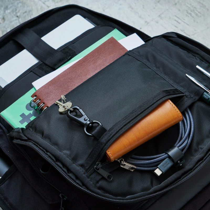 EXCLUSIVE BALLISTIC NYLON DAY PACK/BLACK