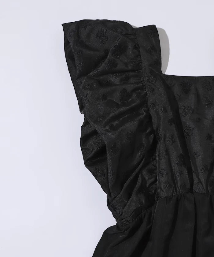 2WAY Flower Sheer Jacquard Docking All-in-One