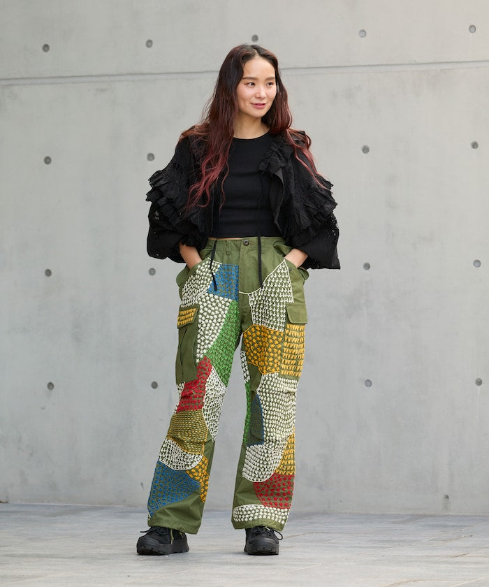 Vintage Hand-Stitched Remake Military Pants