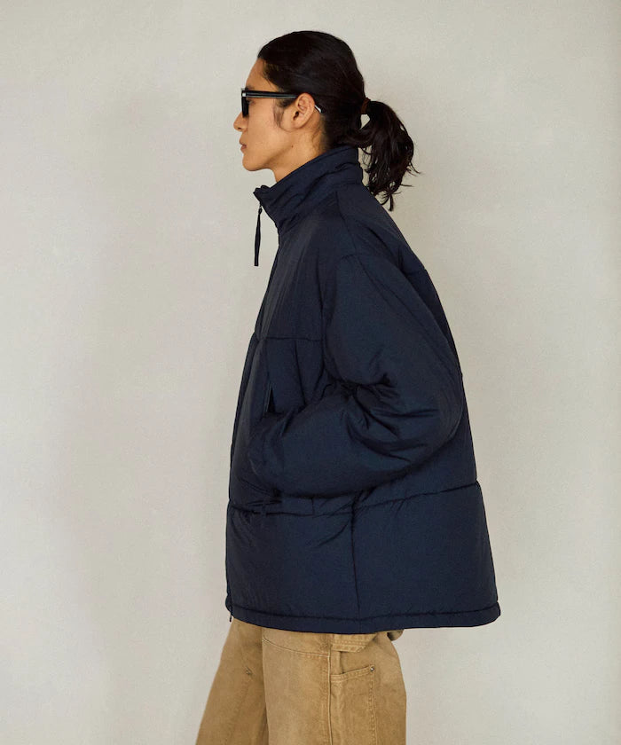 PRIMALOFT PUFF JACKET / Primaloft Stand Collar Puff Jacket / Insulated Blouson