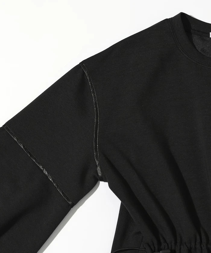 Cocoon Sleeve Damboru Sweat One-Piece / Spindle