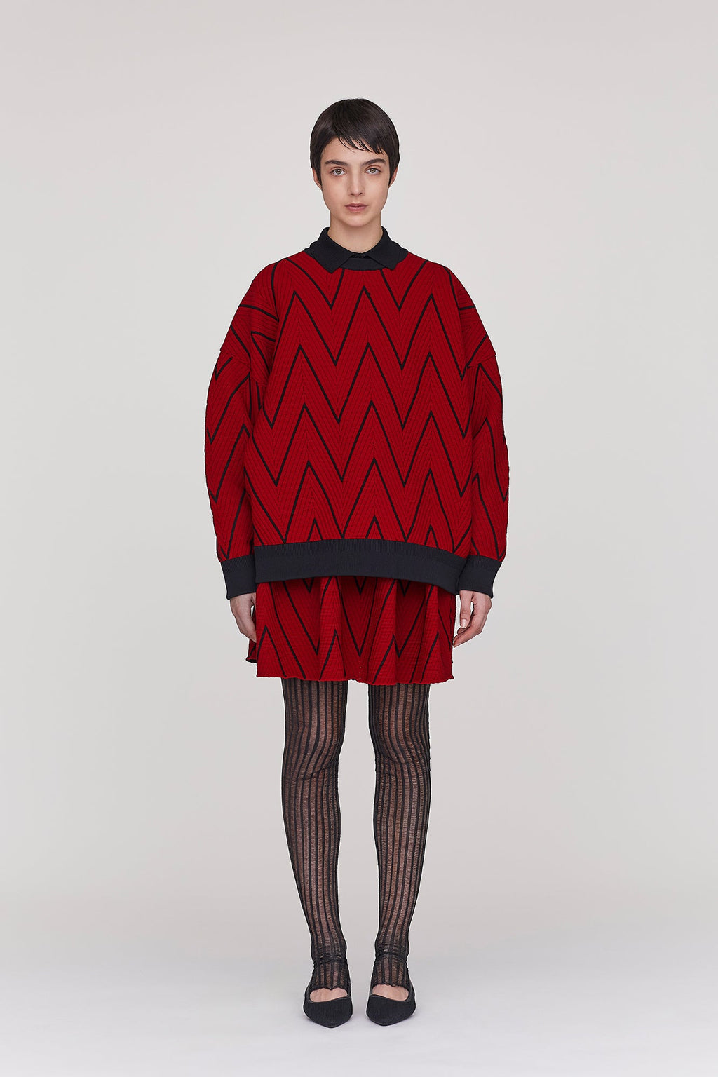 HERRINGBONE PULLOVER