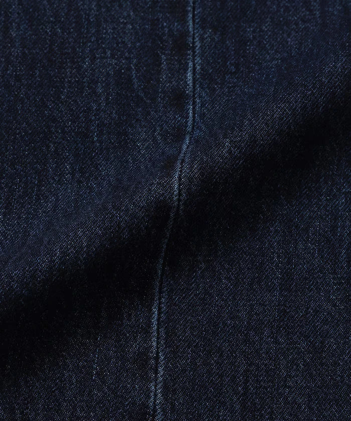 Heart Studs Curvy Denim / Wide Silhouette