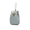 TONE LAYER DRAWSTRING SHOULDER / GRAY