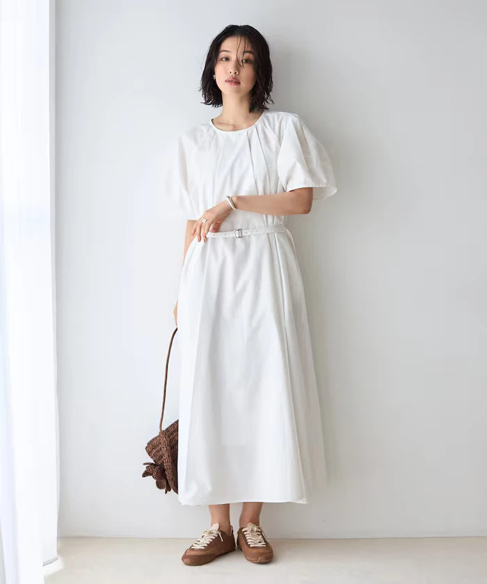 Balloon Sleeve 2WAY Dress / 5 Minute Sleeve