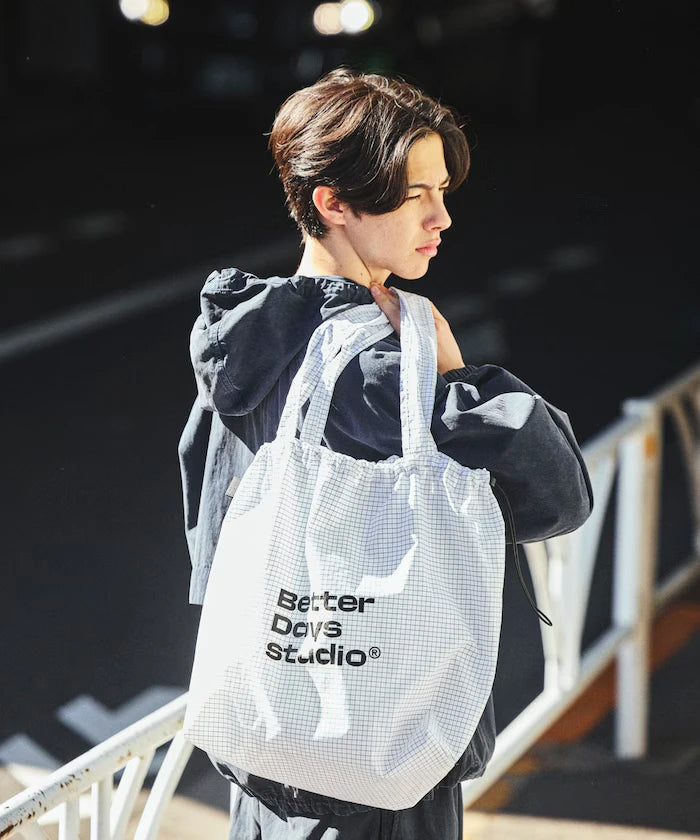BetterDays Studio × FREAK'S STORE Drawstring Ripstop Tote Bag