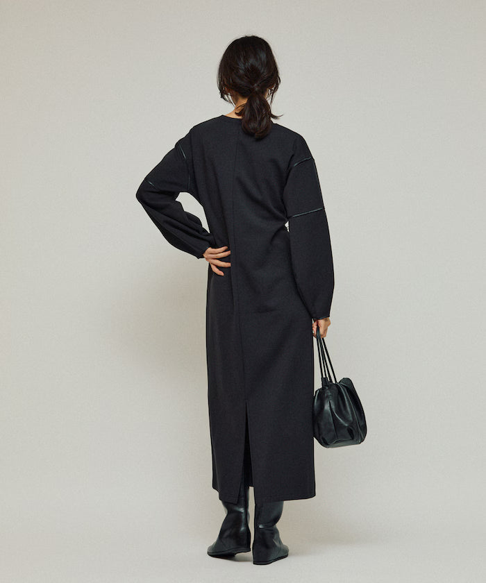 Cocoon Sleeve Damboru Sweat One-Piece / Spindle