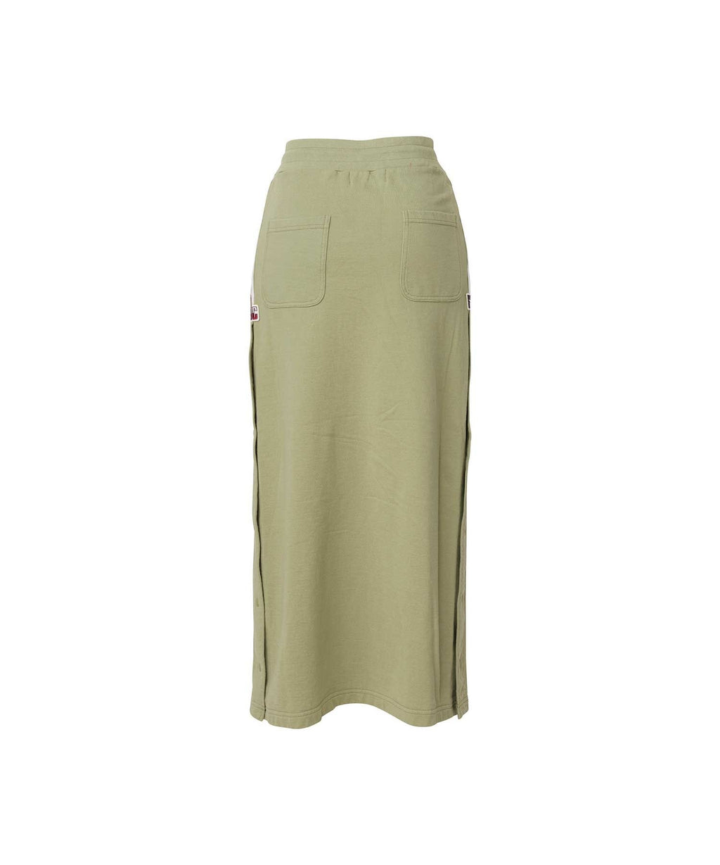 SEE NO EVIL Patch Long Skirt