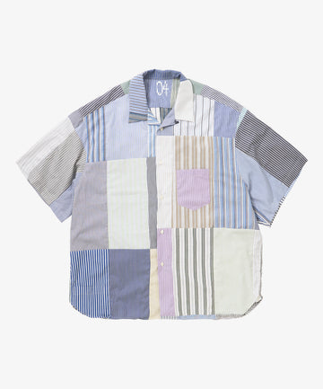 overshirt short sleeve stripe four