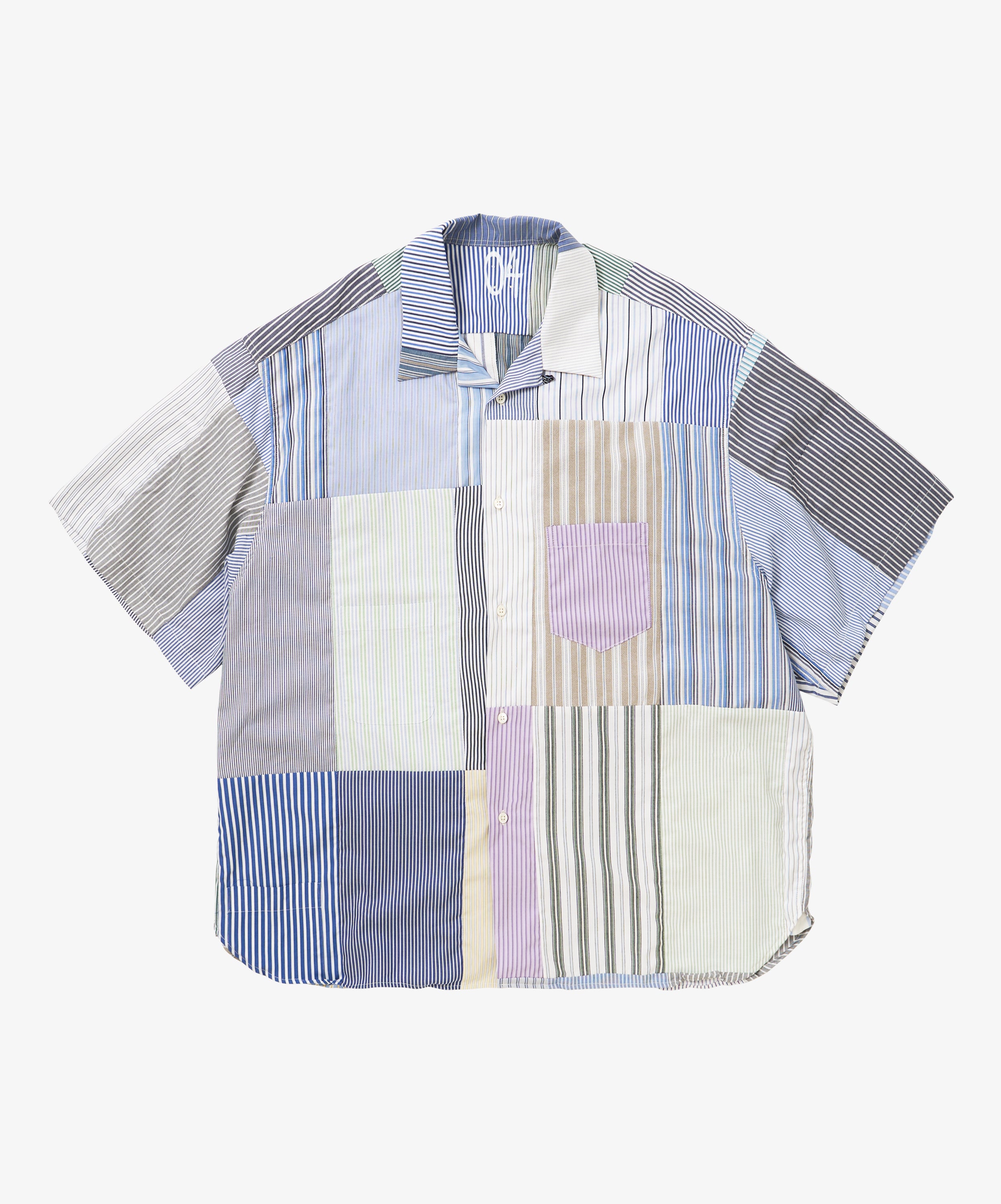 overshirt short sleeve stripe four