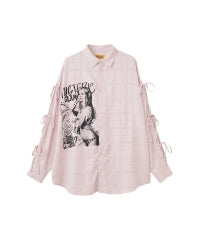 Hysteric Typical Girls Slit Ribbon Shirt
