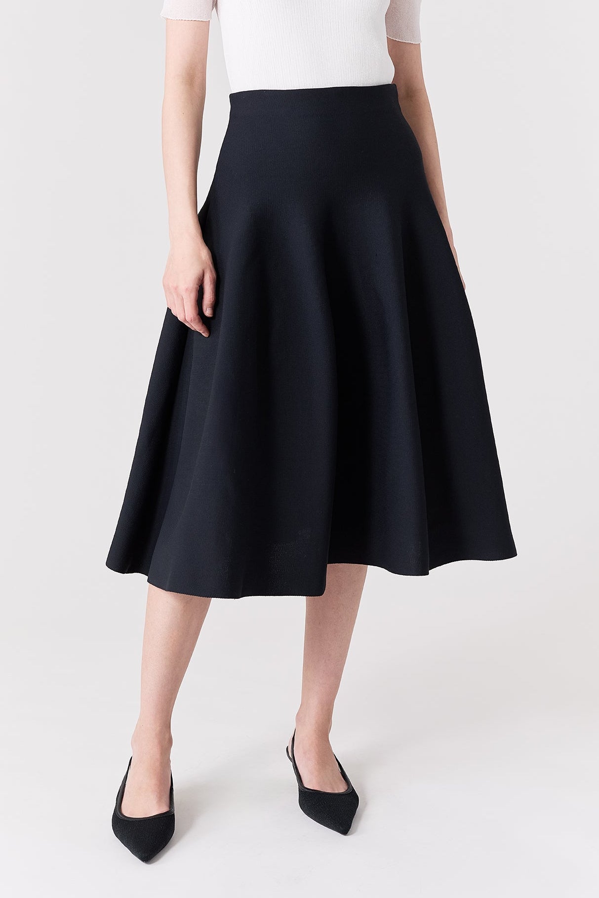 MILAN MIDI FLARE SKIRT