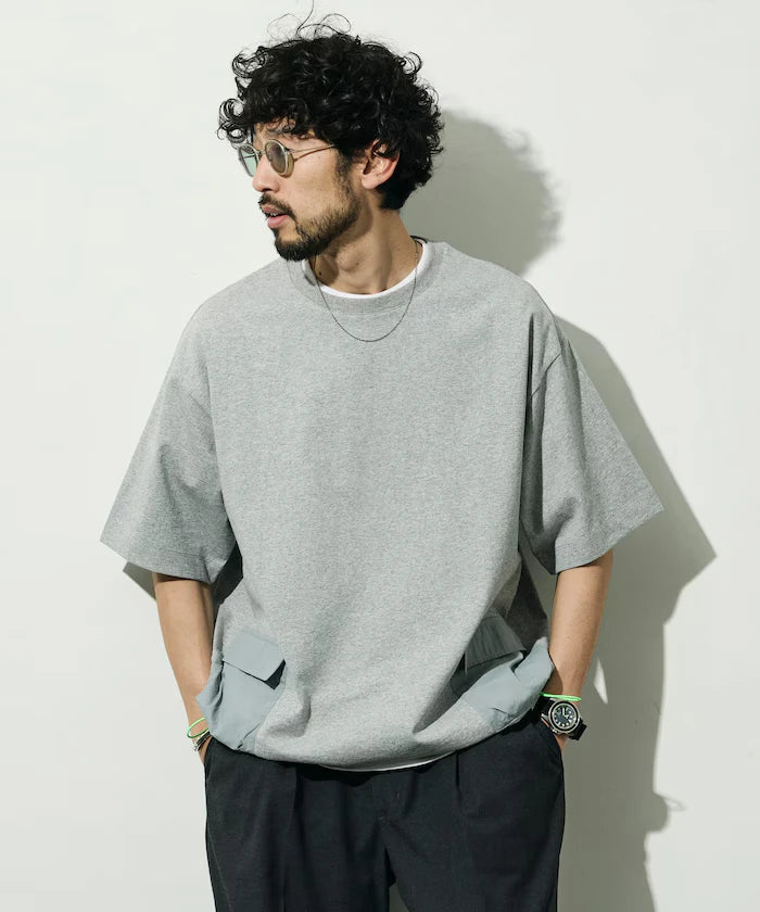 6 Ounce Side Pocket Spindle Short Sleeve T-Shirt / Big Silhouette