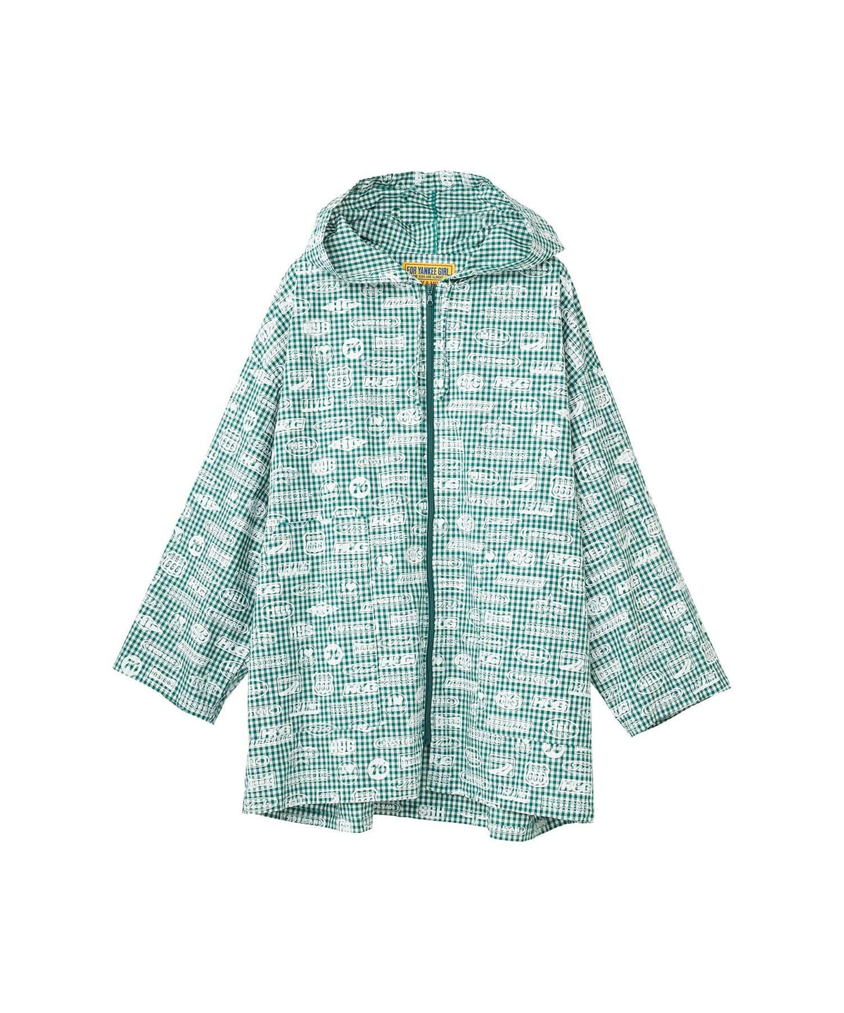 HG Racing Gingham Check Hooded Blouson