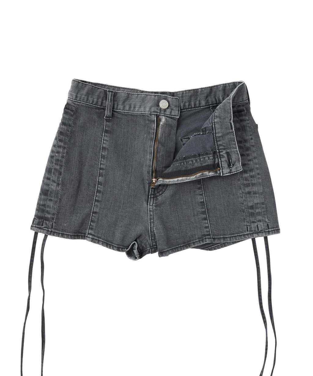 Side Gather Leg Wrap Short Pants
