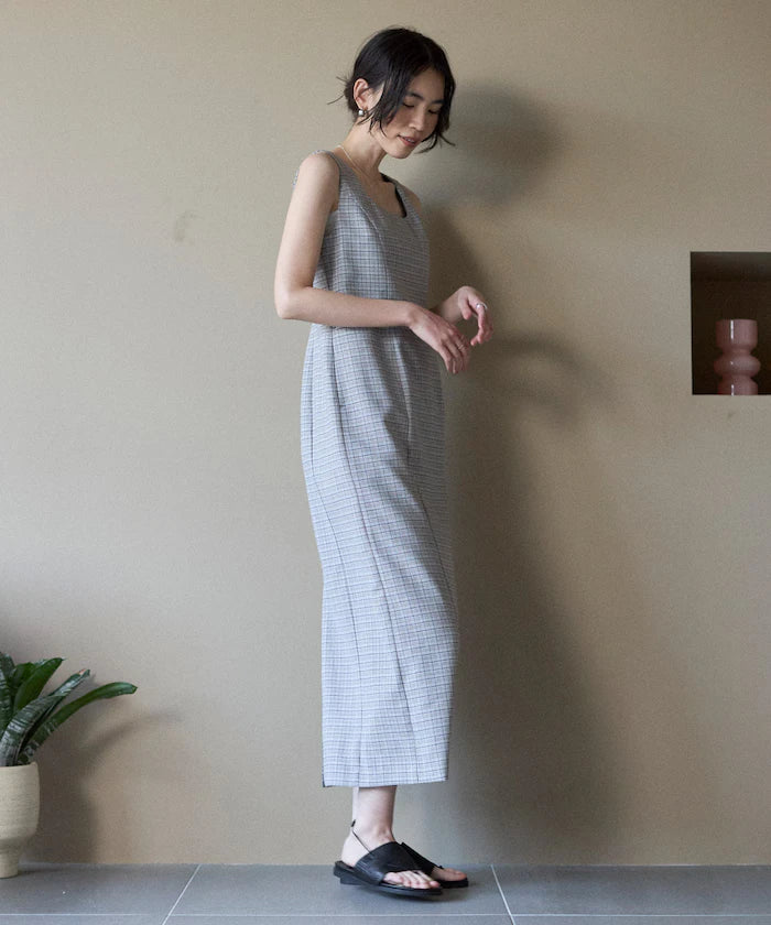 Camilla Check I-Line Dress / Suitable for Setup