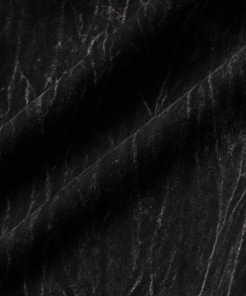 bleach twill wide pants