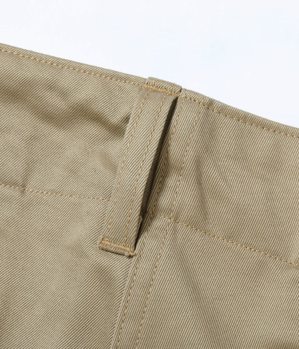 MODUCT BAGGY TROUSERS, COTTON, KHAKI, TYPE-Ⅰ