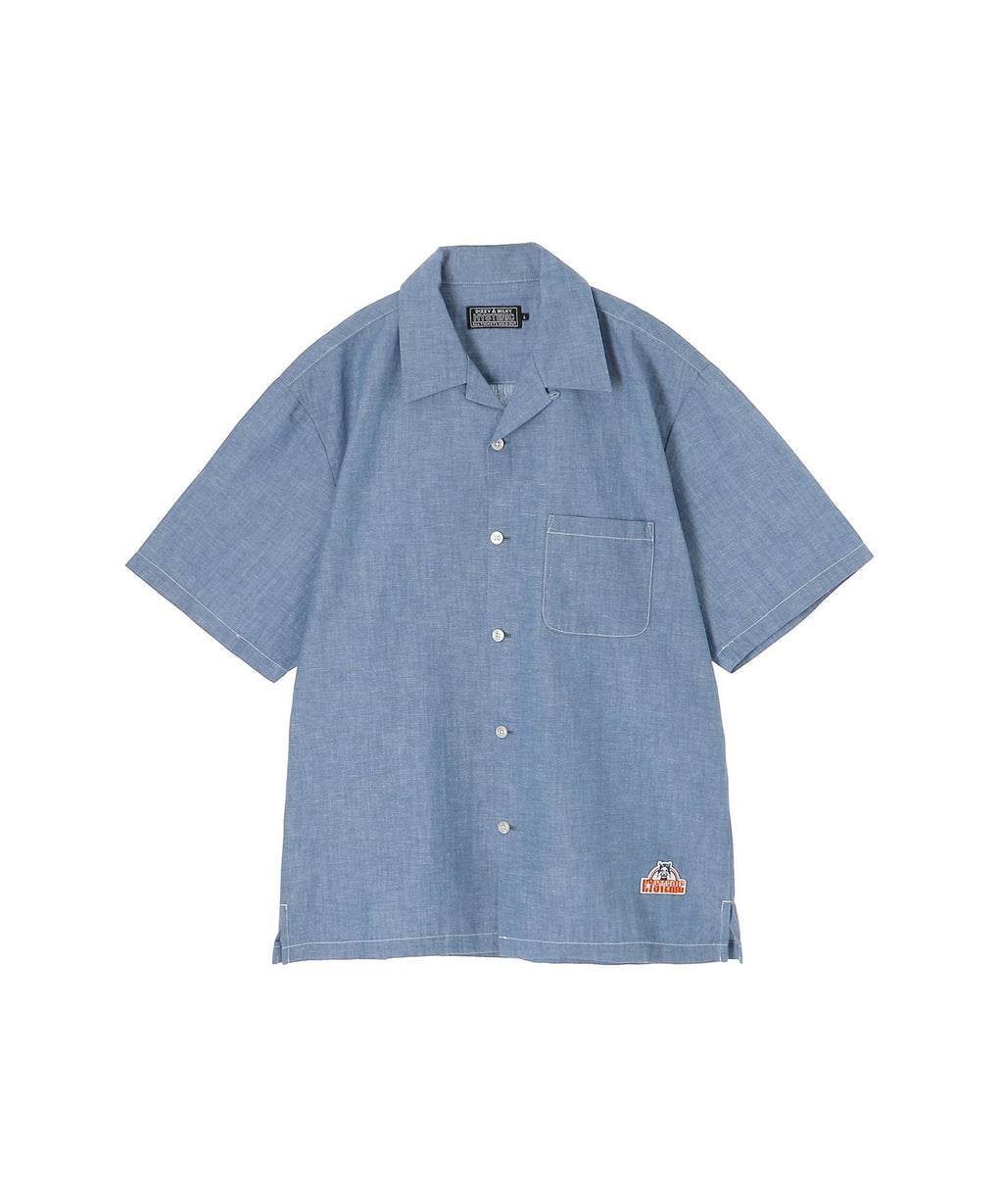 See No Evil Patch Open Collar Shirt