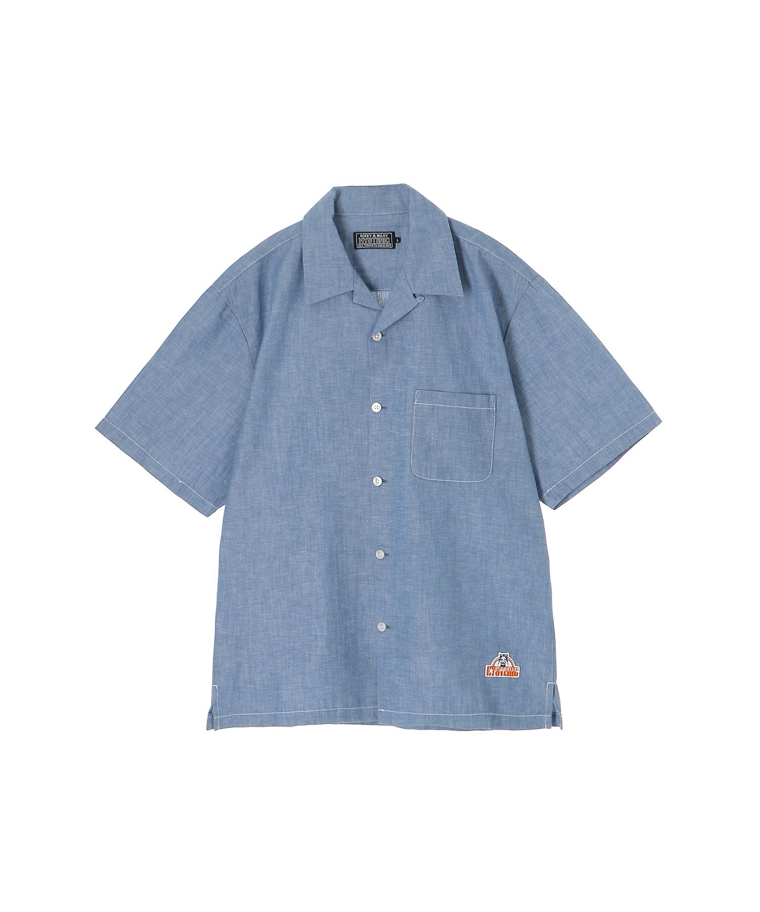 See No Evil Patch Open Collar Shirt