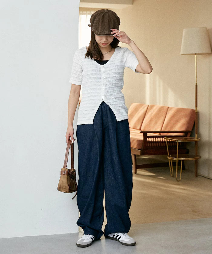 LOVE POP STUDIO Tuck Curve Pants Limited Edition