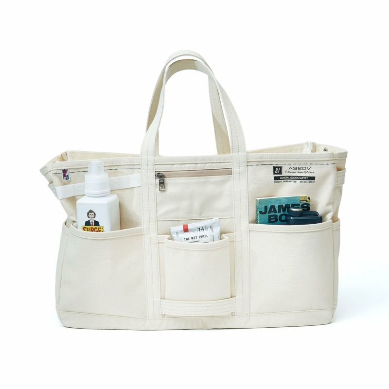 ALBERTON CANVAS TOTE sizeM/ORANGE