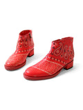 Leather Bandana pt Short Boots