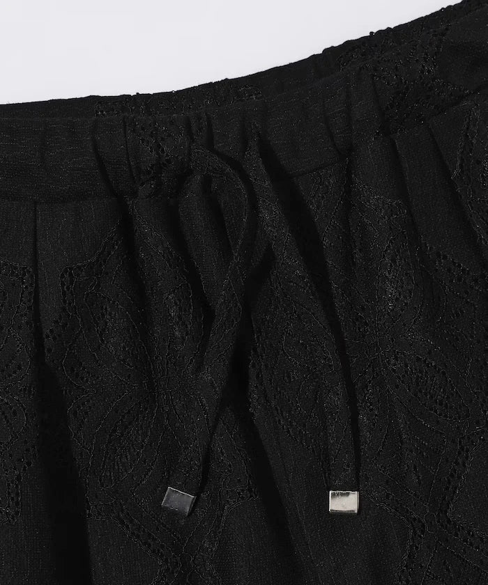Panel Lace Easy Pants / Compatible with Setup - February 12, 12:00 Release