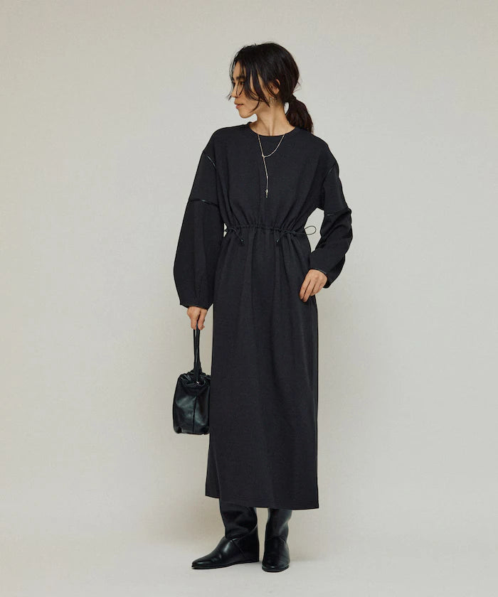 Cocoon Sleeve Damboru Sweat One-Piece / Spindle