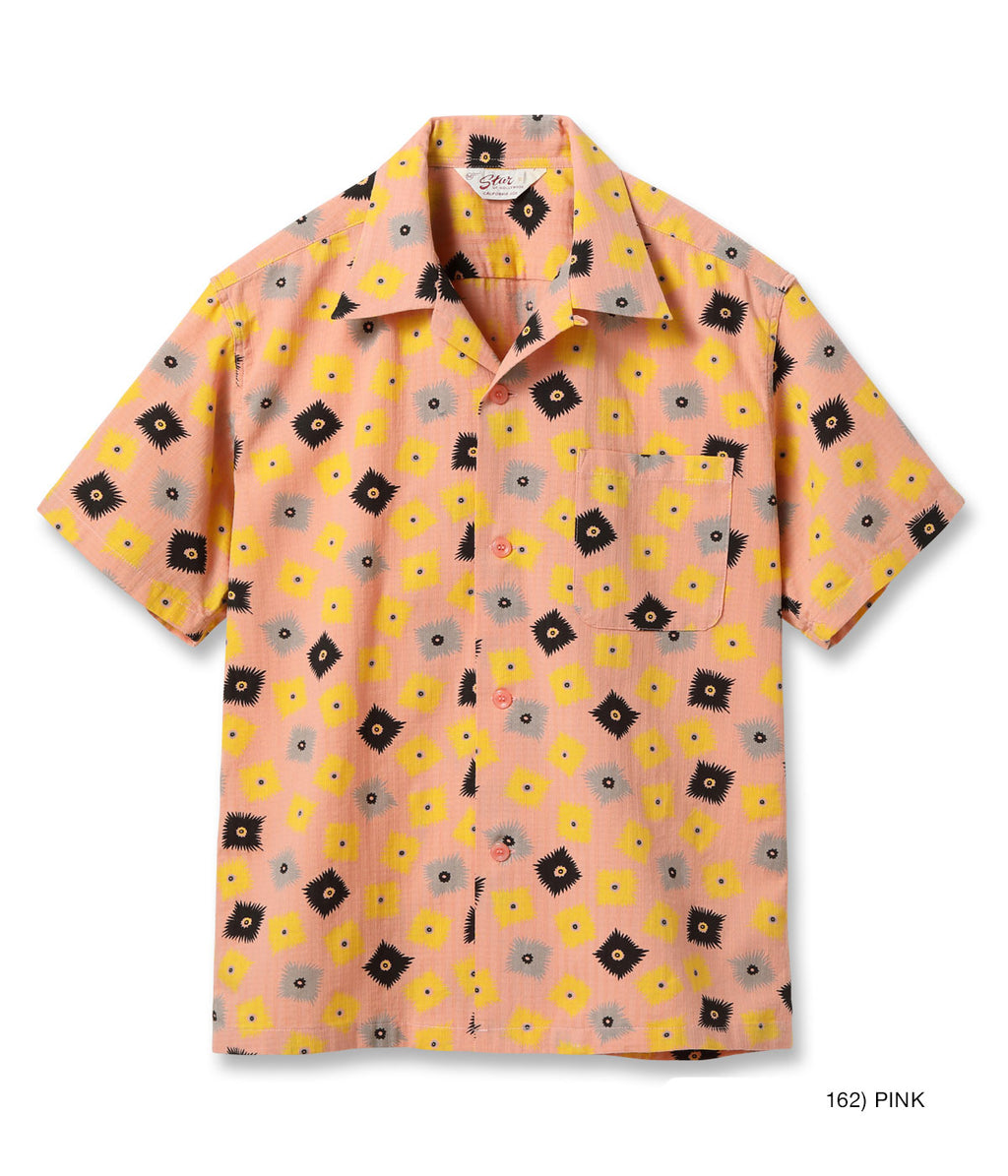 DOBBY COTTON OPEN SHIRT “EXPLOSION”